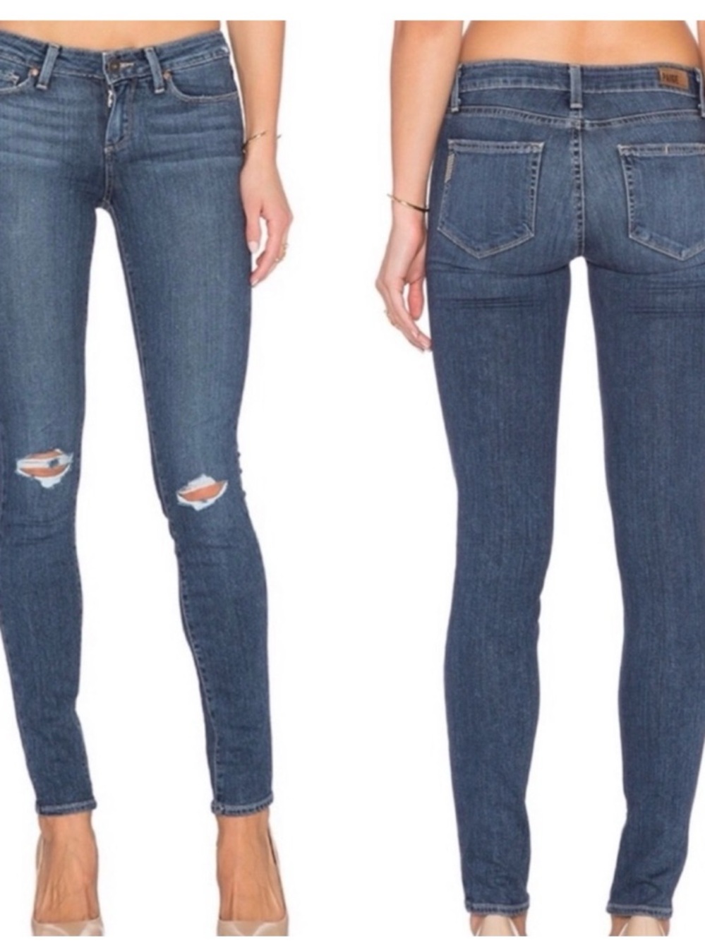 PAIGE Verdugo Crop mid-rise Ultra Skinny Jeans